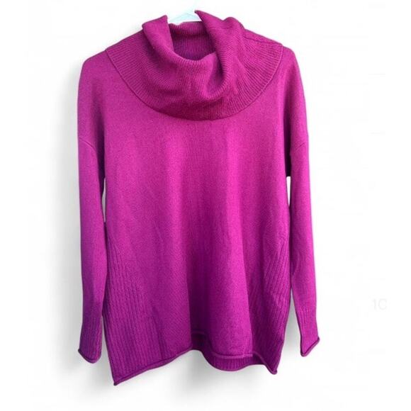NWT Cynthia Rowley 100% Extrafine Merino Wool Turtleneck Size L Women’s Sweater - Picture 1 of 5